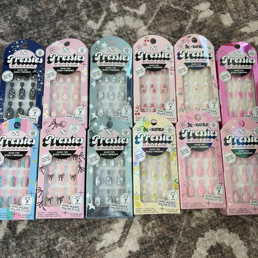 12 X Pressies Olive & June kids tweens nails